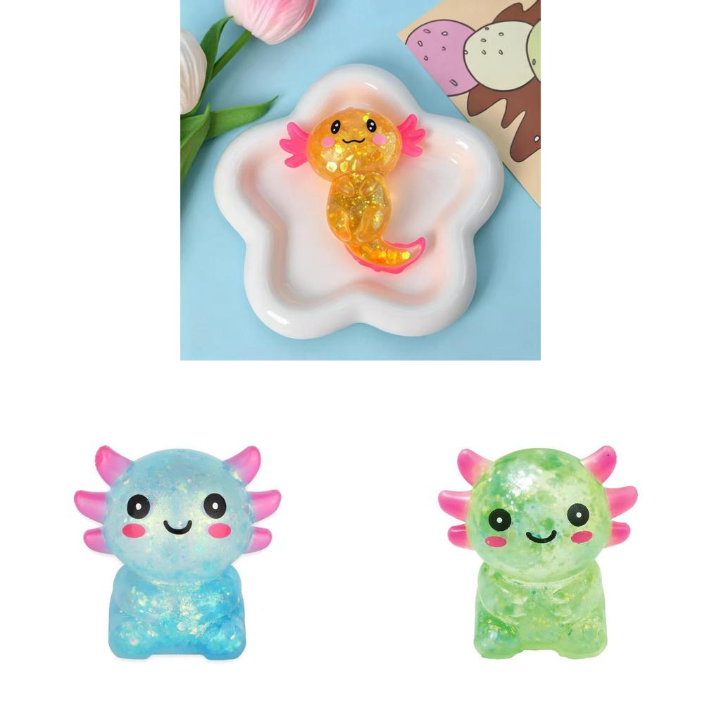 Axolotl Small Stress Relief Toy With Rebound Tpr Material For Students And Kids