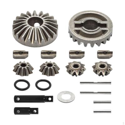 Set Angrenaje Diferențial Mediu Metalic RC, Upgrade Ușor de Instalat Piese de Schimb Auto Robuste Înlocuitor pentru 1/8