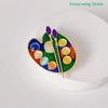 1Pcs Enamel Palette Brooches Jewelry Accessries Gifts DIY Clothing Sewing Supplies For Women Clothing Coat