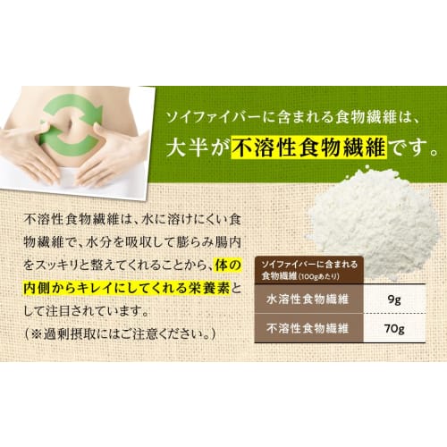 Soy Fiber (Soy Fiber) 500g, Advanced Okara Powder 01, Zero Carbohydrate, NICHIGA