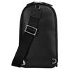 Montblanc Serie Artigianale Logo Esagonale a Cinque Stelle Chiusura con Zip Borsa a Spalla Crossbody Borsa da Petto in Pelle Borse da Donna Nero 199368