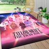 1Pc Winter Performance Pink Carpet Rug Customizable Soft Washable Antislip Home Living Room Sofa Mats Personalized Rug 0917182