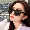 2025 Sunglasses Men's Sunglasses Women's High-end Sense One-piece Three-point Black Street Shot Fashion Douyin Same Sunscreen Glasses