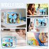 All Over Print Waterproof Pvc Nylon Pouch Bows Makeup Bag Transparent Toiletry Zipper Pouch Bow Clear Cosmetic Bags