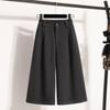 DIMANAF Plus Size New Women Long Pants Loose Casual Elastic Waist Vintage Lady Thick Winter Autumn 2025