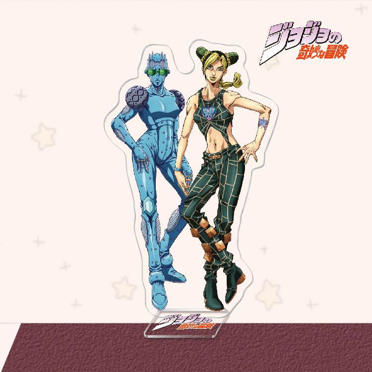 JoJo's Bizarre Adventure Animation Comics Peripheral Toys JOJO Dio Acrylic Stand-Up Sign Anime Action Figure Model Collection