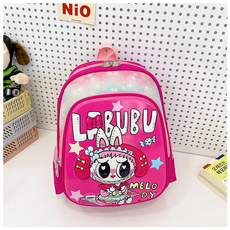 Labubu Children's Backpack In Cute Heart Bunny Design Spacious And Stylish For Kids
