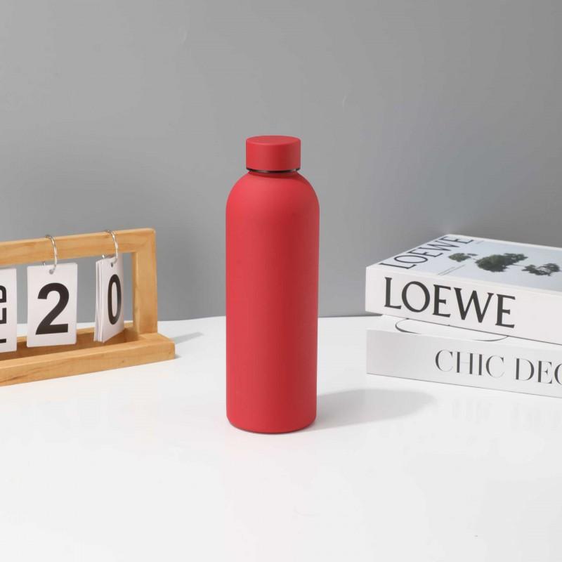 Stainless Steel Vacuum Insulated Travel Mug 500ml Double Wall Leakproof Sport Water Bottle Outdoor Hiking Gym