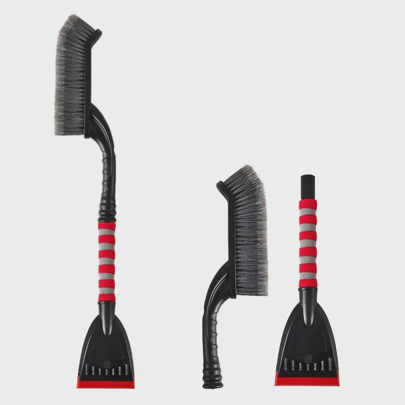 Perie de zăpadă 2-în-1 detașabilă și răzuitor de gheață pentru mașini