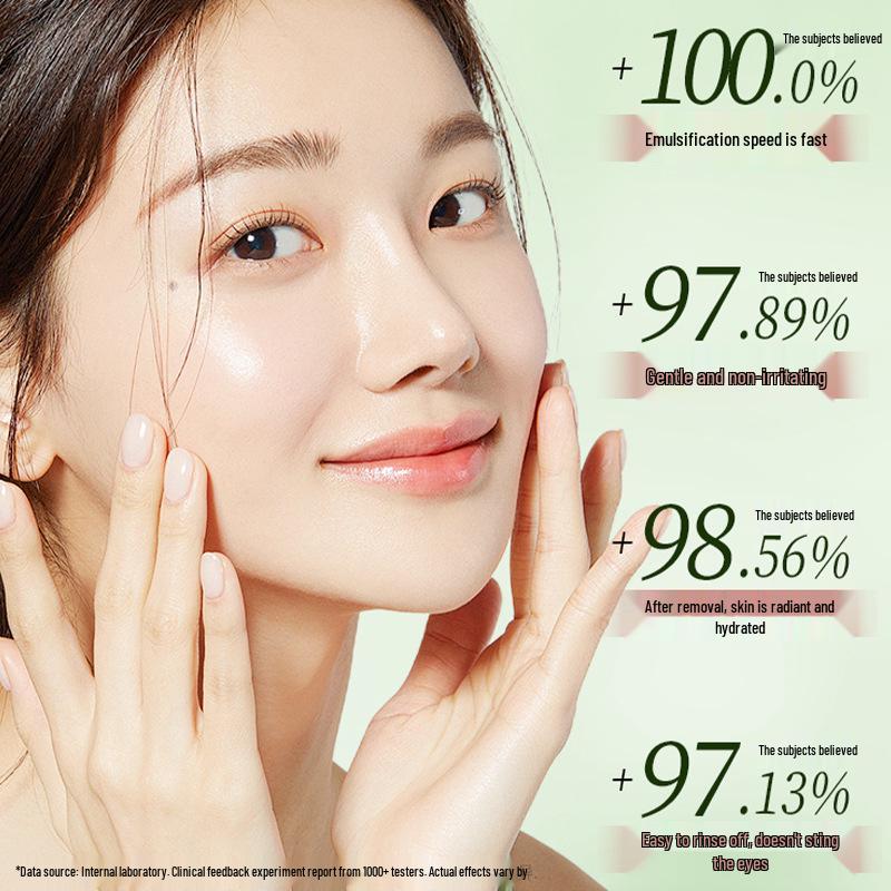 Qing Ling Fig Translucent Makeup Remover Balm - Lightweight, Deep Cleansing, Gentle Blackhead & Makeup Removal.