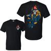 Badass Skeleton Firefighter Smoking T-Shirt Stay Low Fireman Skeleton Firefighte
