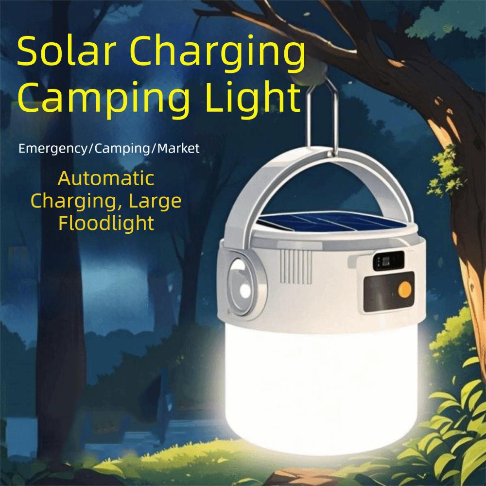 LED Light Camping Light USB Rechargeable Tent Light Retro Style Hanging Lantern  Camping Supplies
