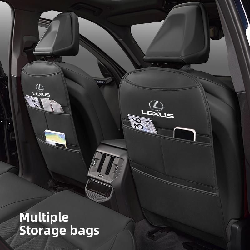 2026 Hot Interior Stickers Lexus Car Seat Back Protector Storage Bags Cover Accessories For Lexus F SPORT ES RX NX LS UX LM LX G