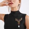 Heavy Industry Deer Head Exaggerated Oversized Elk High-end Pendant Accessories Brooch