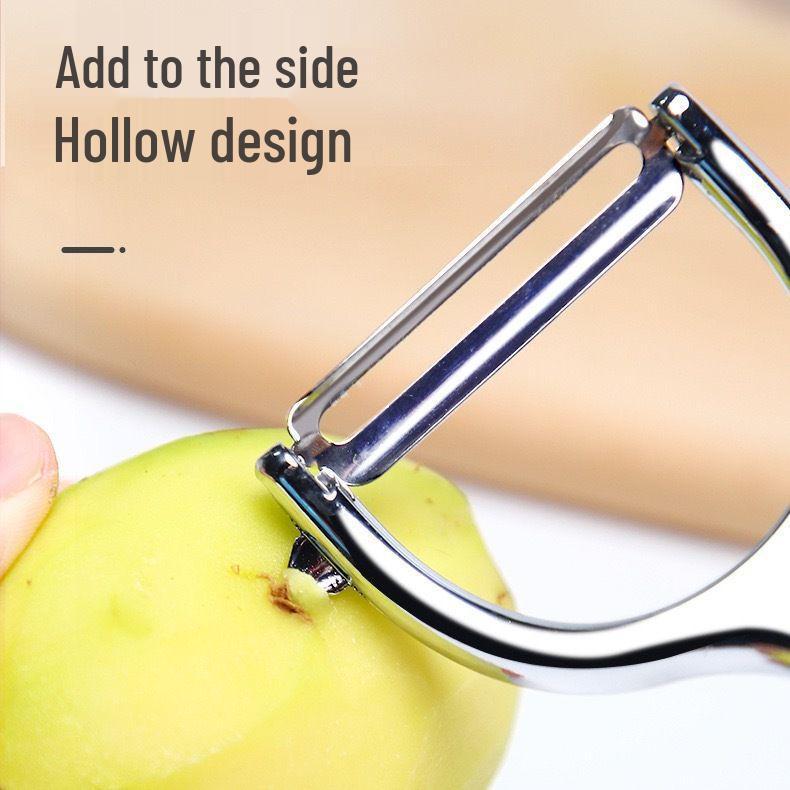 Stainless Steel Multipurpose Melon, Fruit, and Vegetable Peeler Tool.