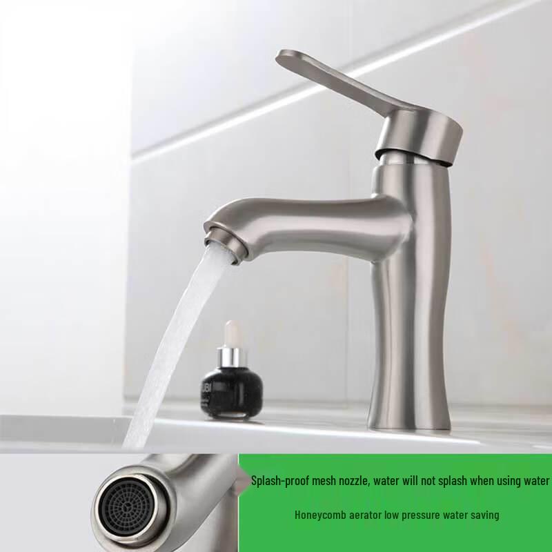 Longdai 304 Stainless Steel Hot & Cold Basin Faucet