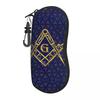 Custom Freemasonry Symbol Shell Eyeglasses Protector Cases Fashion Sunglass Case Masonic Mason Freemason Glasses Bag