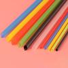 100 Pezzi Cannucce Jumbo Colorate in Plastica Spessa per Feste, Bubble Tea, Smoothie, Articoli per Bere