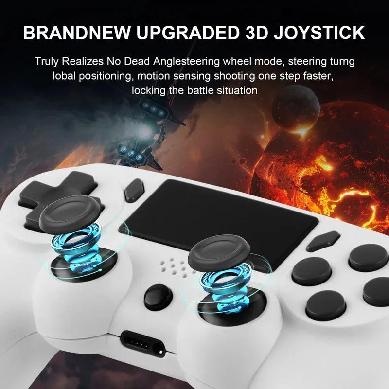 Best seller Wireless Gamepad With 6-axis Gyroscope PC Joystick touchpad Dual Vibration For PS5 PS4 PC Multi-function Controller