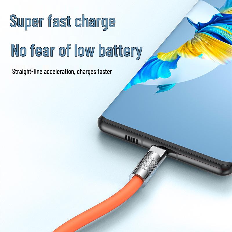 Apple PD27W-kompatibles USB-C-zu-USB-C-60W-Schnellladekabel für Laptops