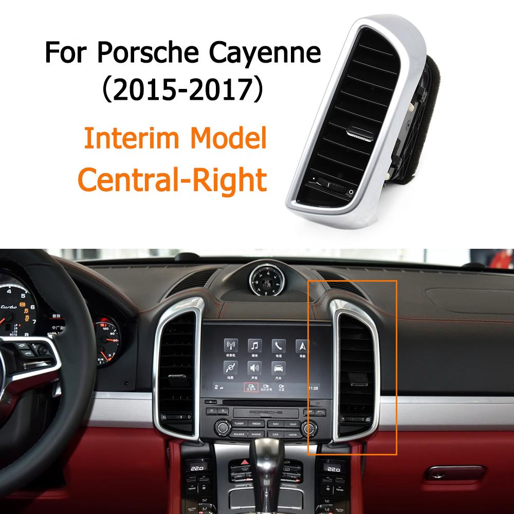 Front Left Right Rear Air Conditioning AC Vent Outlet Grille Complete Assembly For Porsche Cayenne 2010-2017 7P5819727E