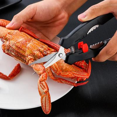Multifunktionales Meeresfrüchte-Werkzeug Zinklegierung Krallenzangen Krabbennadeln Krabbenscheren Heim-Meeresfrüchte-Werkzeug Gadgets Smarte Restaurant-Accessoires