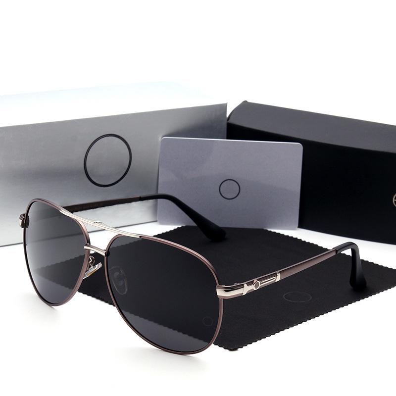 Da Ben Men's Polarized Aviator Sunglasses - Metal Frame for Driving