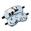 Imitated Silk Eye Patch Shading Sleep Panda Eye Mask Eyepatch Travel Relax Cover Eyeshade Health Sleeping Shield Eye Care Tools