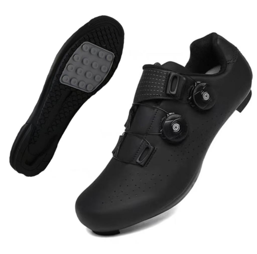 New Unlocked Cycling Shoes Mountain Bike Road Bike Lock Shoes Bicycle Shoes Hard-soled Cycling Shoes Men and Women the Same Style