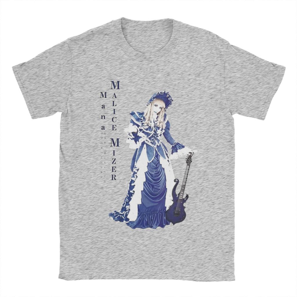 Seltenes MALICE MIZER 100% Baumwoll-T-Shirt für Paare Sommer Vintage T-Shirts Rundhals Neuheit T-Shirts Übergroße Dropshipping Kleidung