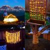 Large Beads LED Solar String Christmas Tree Super 200 8 Lighting Automatic Nighttime IP65 LED Fairy Stylish Outdoor Solar Lights for New School and
