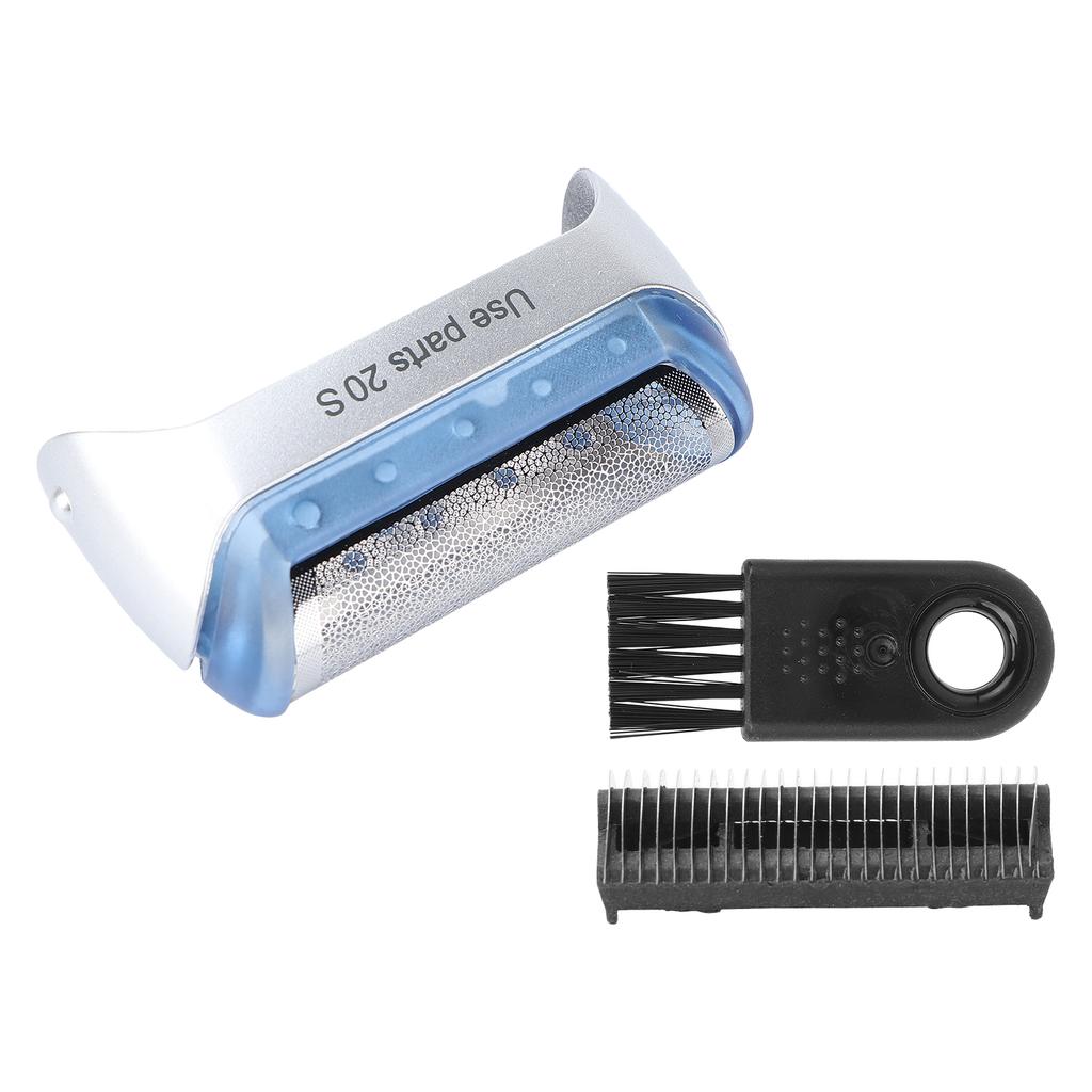 Replace Razor Head Electric Shaver Foil Clean Brush Replacement Parts Fit for Braun 20S