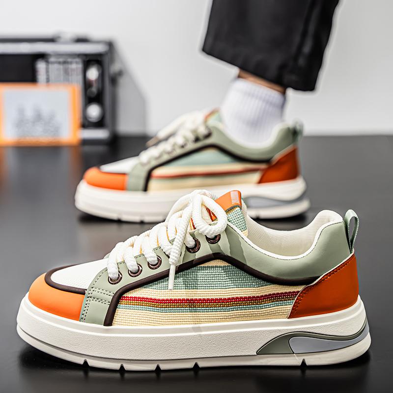 New Men's Classic Four Seasons Fashion Low Top Skateboarding Shoes Comfortable Soft Sole Sneakers