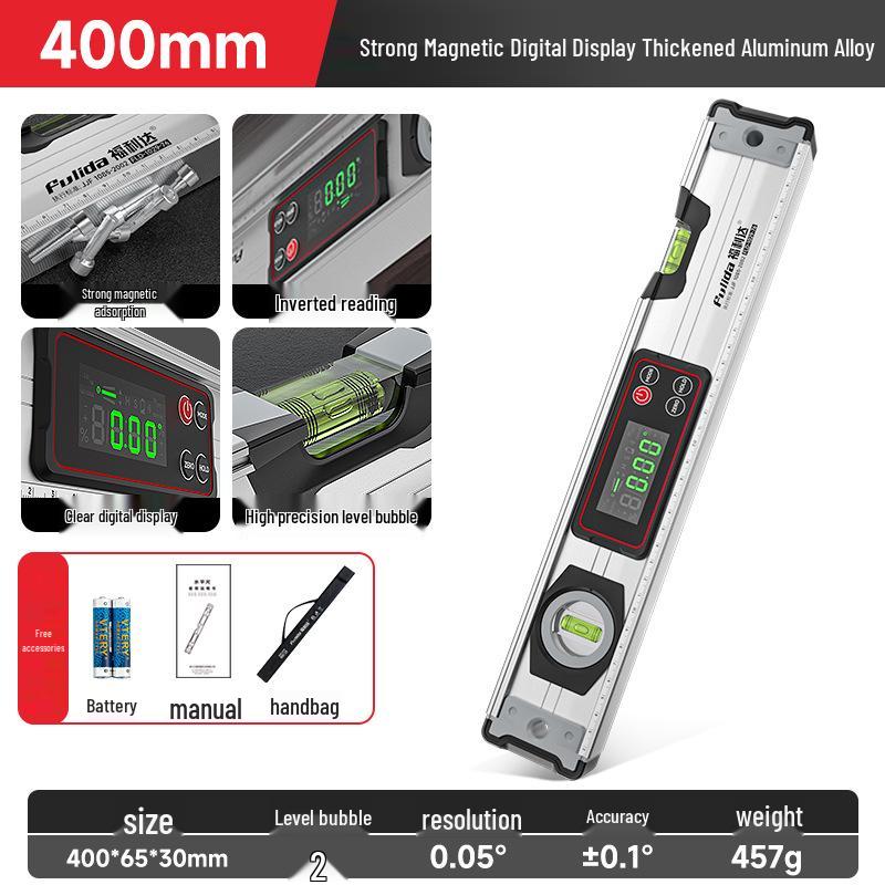 High Precision Electronic Digital Level with Strong Magnetic Base & Inclinometer
