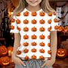 Kids Halloween Short Sleeve T-Shirt for Boys and Girls