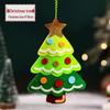 Handmade DIY Christmas Tree Pendant Kit for Kids