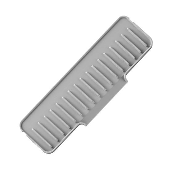 Faucet Drain Pad Water Absorption Drainage Mat Sink Countertop Narrow Edge Design Faucet Splash Guard Kitchen Bathroom Accessory
