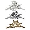 Creative Spiders Webs Hairpin Halloween Metal Hair Claw Personality Claw Clip for Stylish Women