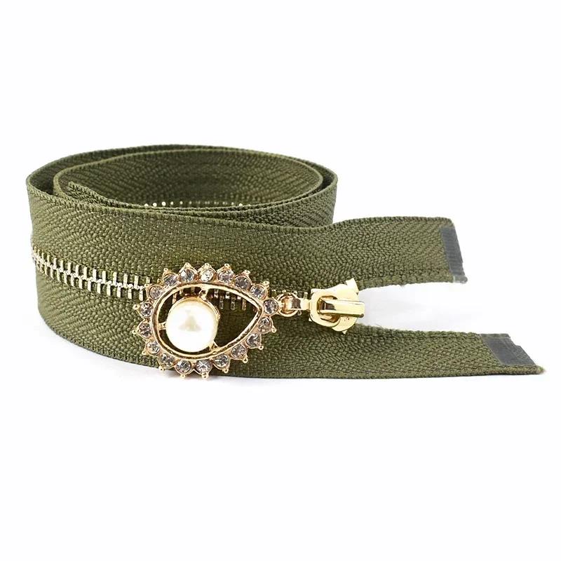 2/5Pcs 3# 40-70cm Open-end Metal Zippers for Sewing Jacket Coat Zipper Tapes Clothes Tent Zip Repair Kit DIY Garment Accessories