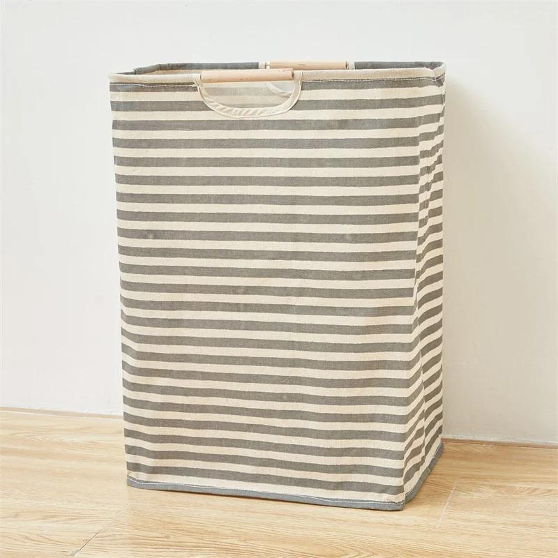 Large Capacity Laundry Storage Dirty Clothes Storage Basket with Handle Hamper Collapsible Laundry Basket Bathroom Accessories