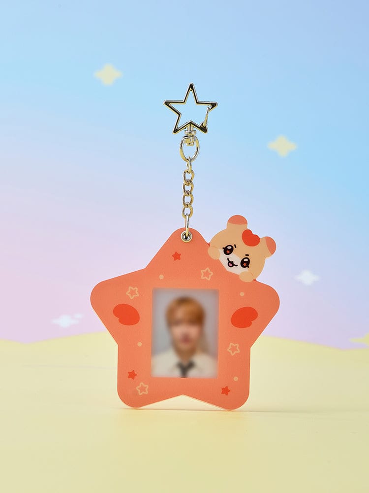ATEEZ Mighteez Wonder Room official MD ID Photo Holder Keyring | K-POP Collectible Goods