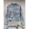 2025 Spring/Autumn Loose Lace Floral Embroidered Denim Jacket