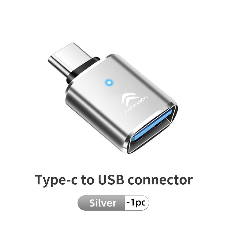 

USB-порт в салоне автомобиля, подсветка, кабель Type-C для Citroen C4 C3 C5 C1 C2 VTS Berlingo Celysee Xsara Picasso Aircross