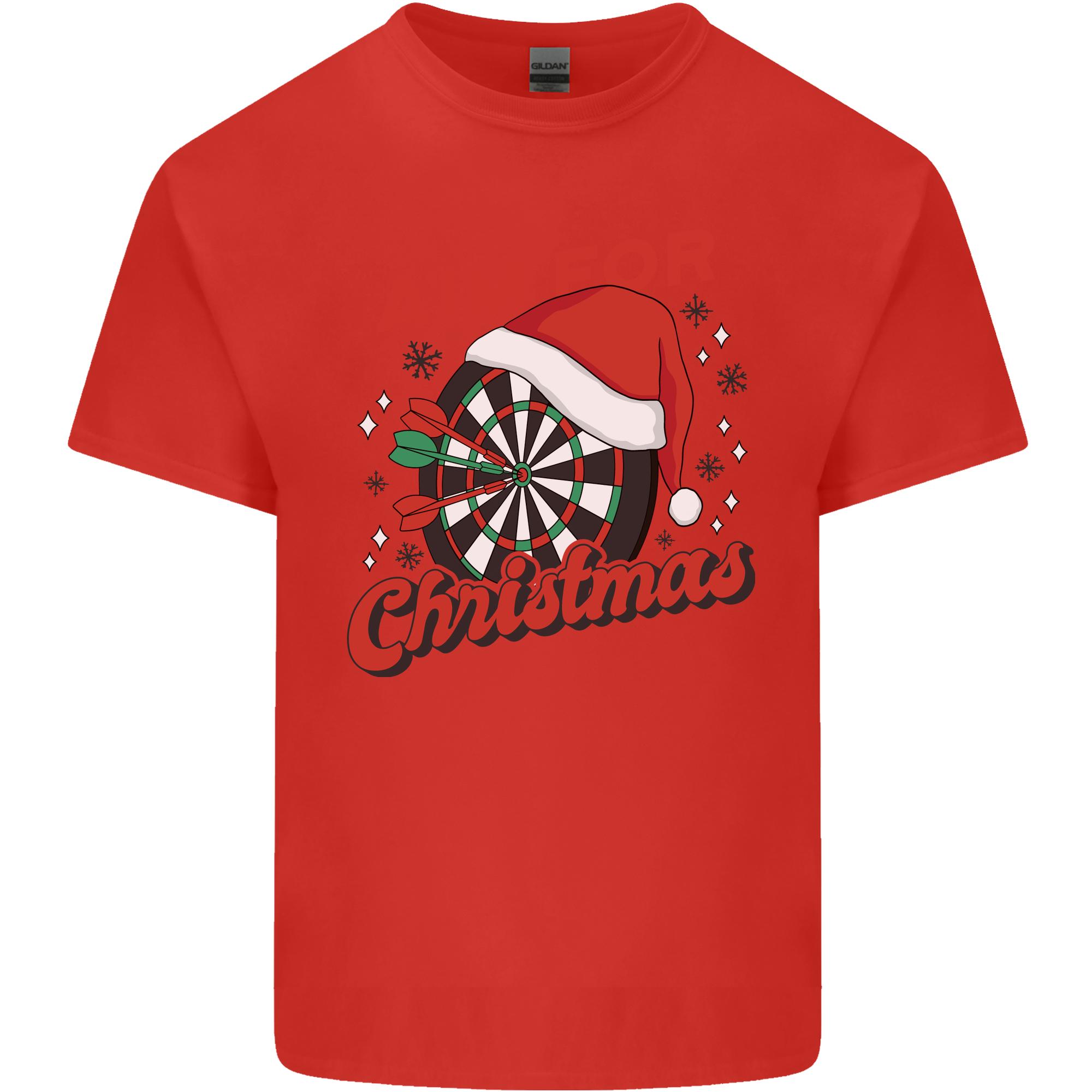 Darts Aim for Christmas Funny Xmas Unisexs Light Cotton TShirt S
