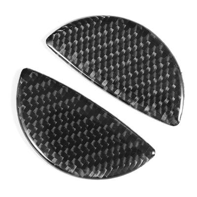 KIMISS 2pcs Car Door Handle Sticker Carbon Fiber for Mini Cooper R55 R56 R60 R61