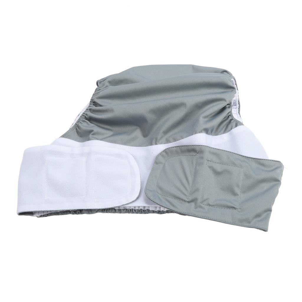 Adult Cloth Diaper Nappy Reusable Washable Breathable Waterproof for Teen The Disabled Gray