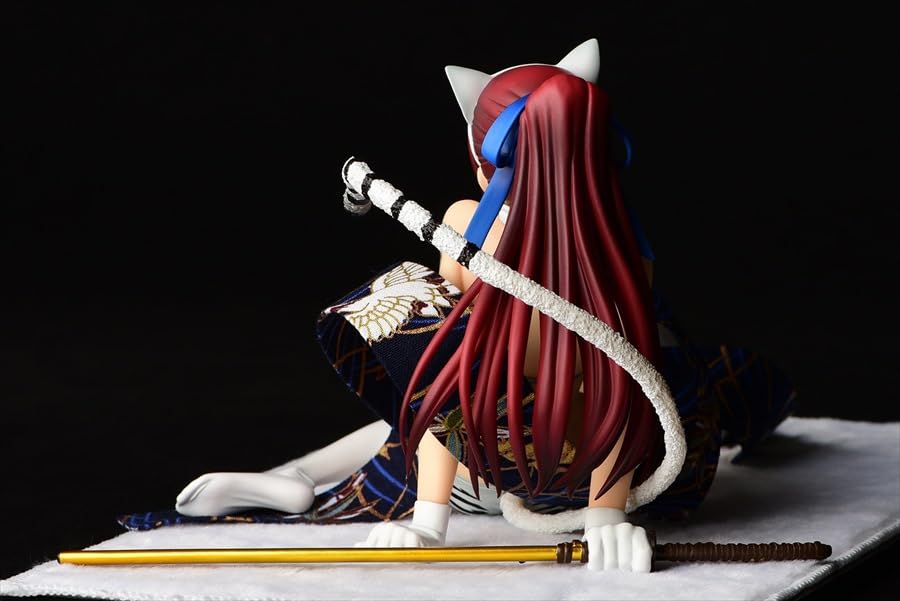 Orca Toys FAIRY TAIL Erza Scarlet White Eagle Gravure Style Scale Painted PVC Approximately 250mm In Length 1/6 Figure,