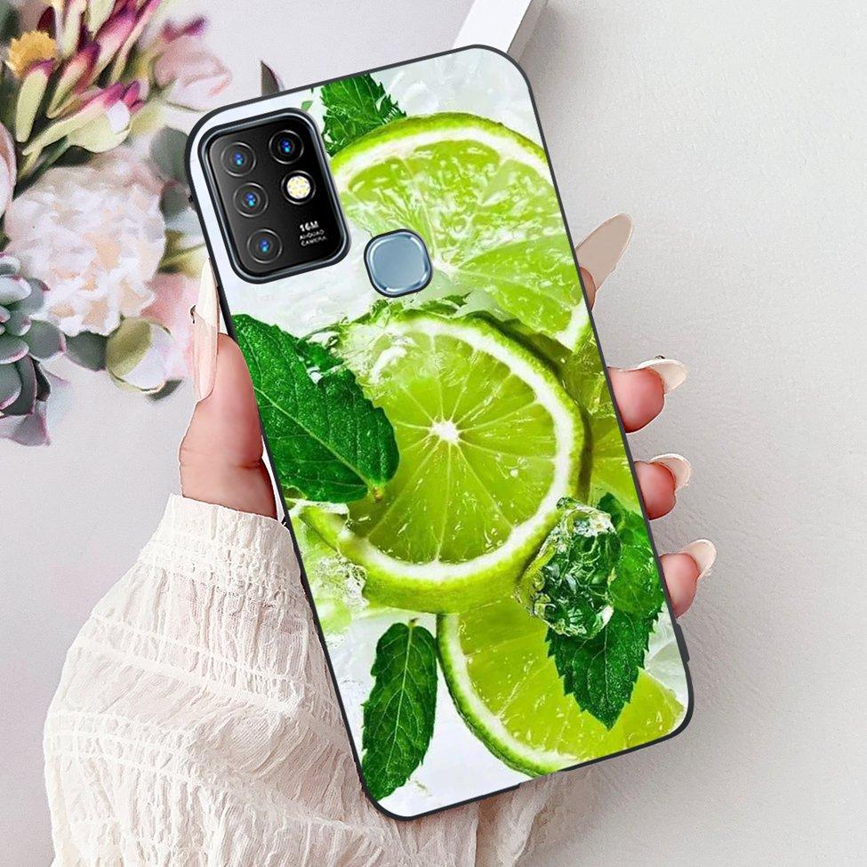 For Infinix Hot 10 Case Silicone Cute Cat Fashion Flowers Luxury Painted Back Cover For Inifnix Hot 10 Phone Case X682B X682C