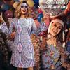European & American Women's Retro Hippie Dress with Headscarf - Fresh & Sweet Festival Style