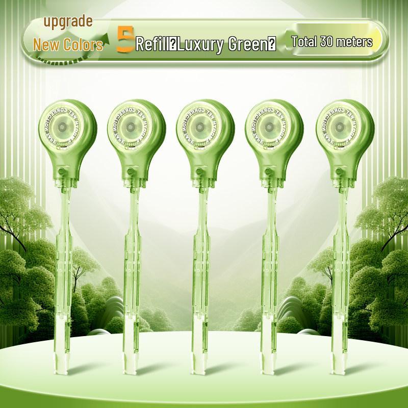 Portable Refillable Correction Tape Pen – Pen-Style, Large Capacity, Ideal for Students